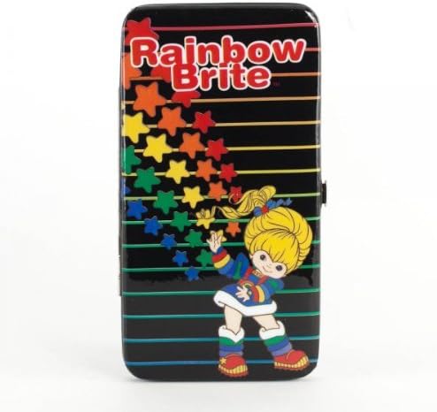 RAINBOW BRITE Hinge Wallet Black Anime Licensed gw04z0rbb