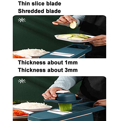 Vegetable Chopper Slicer Cutter Mandolin Slicer Grater miniatura 4