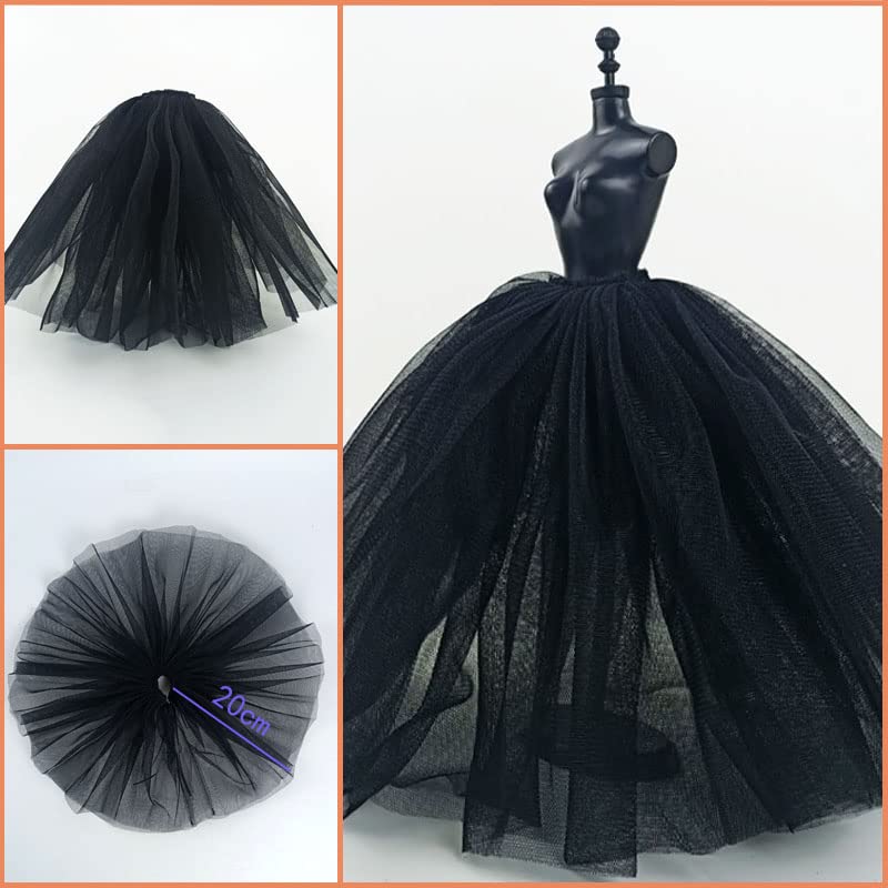 Amazon.com: 2pcs/lot Fashion Petticoat for 11.5" 1/6 Doll Slip Wedding Dress  Underskirt Clothes Outfits 1/6 BJD Dollhouse Accessories (2pcs Black Slip)  : Toys & Games