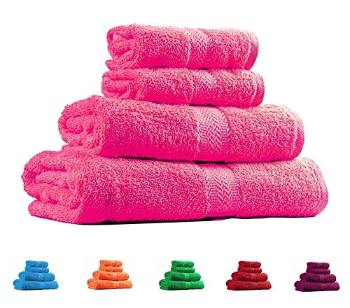 Trident, set di 4 asciugamani in cotone (telo