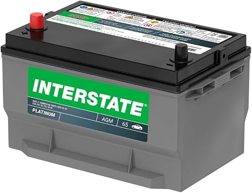 Miniatura 2 de Interstate Batteries Batería automotriz de 12 V 68 Ah (tamaño del grupo 65) 750CCA SLI AGM Reemplazo de batería automática para automóviles, SUV,