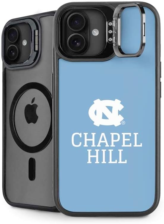 Skinit Kickstand Phone Case Compatible with iPhone 16 - Officially Licensed University of North Carolina UNC Tar Heels Design