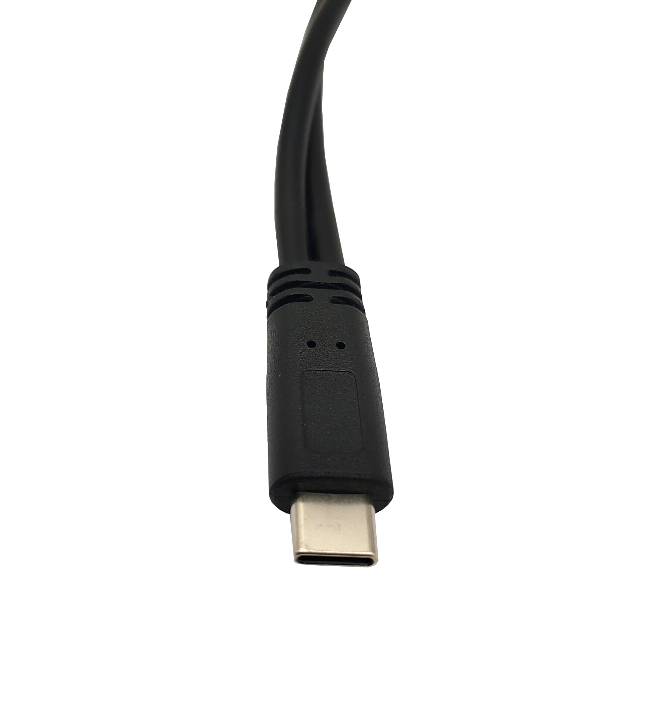 Cable de carga divisor USB C, 1 pie USB tipo C macho a 2 USB dual tipo C macho, cable de carga divisor en Y (solo para carga) (tipo C macho a 2 tipos C macho)