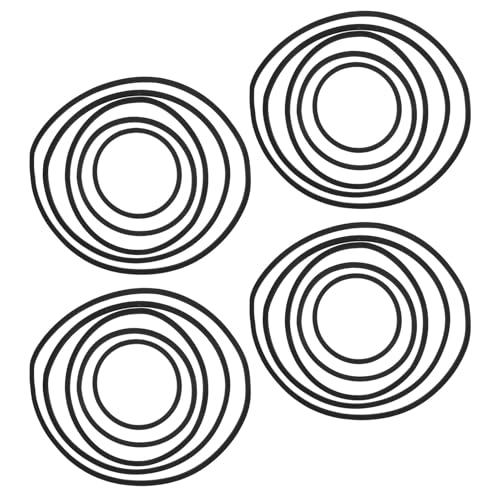 EPIGEIST 20 Piezas Anillos de Alimentación Flotantes para Acuario de Reutilizables y Lavables Barrera Adaptable para Plantas Acuáticas y Peces Estanques Pequeños y Medianos