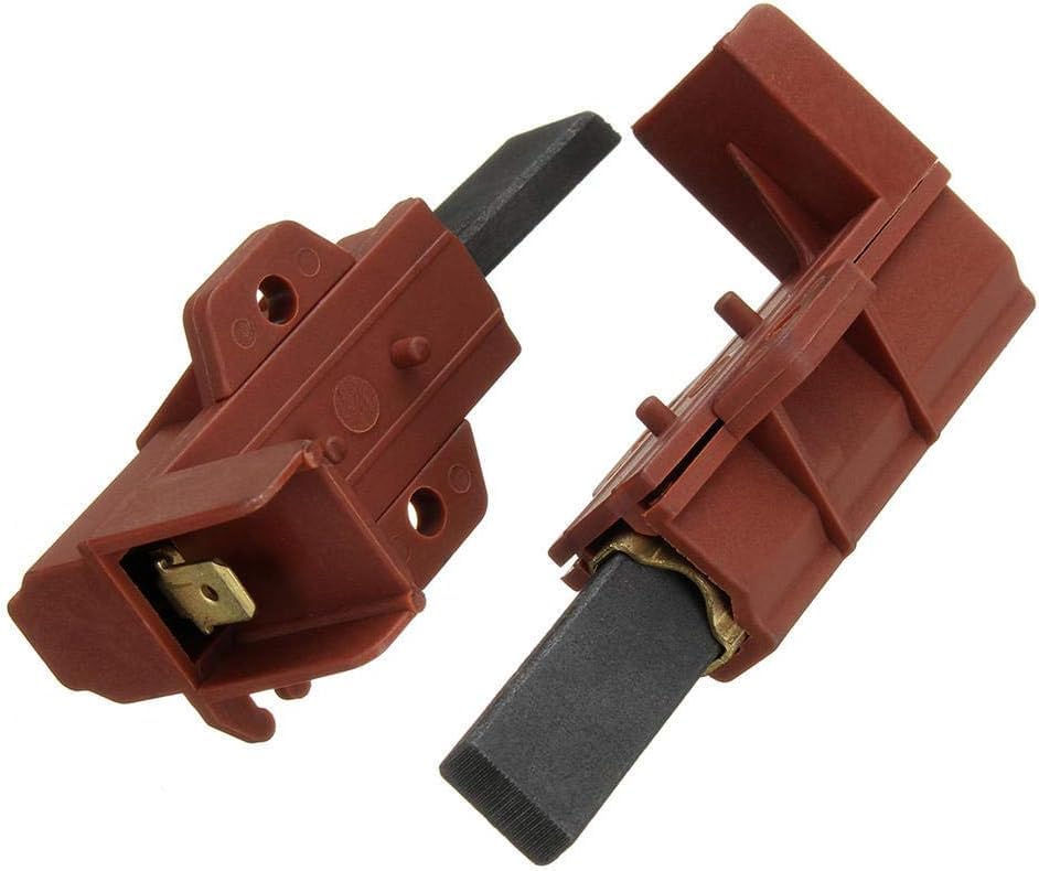 2pcs Washing Machine Motor Carbon Brush and Holder for Samsung Ariston Indesit Welling