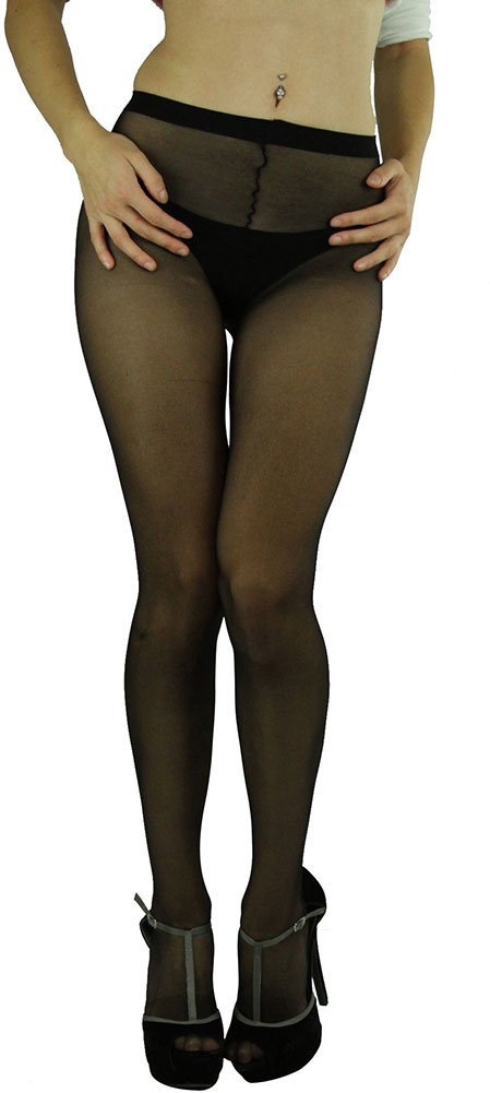 ToBeInStyle Women's Nylon Solid Opaque Pantyhose Tights