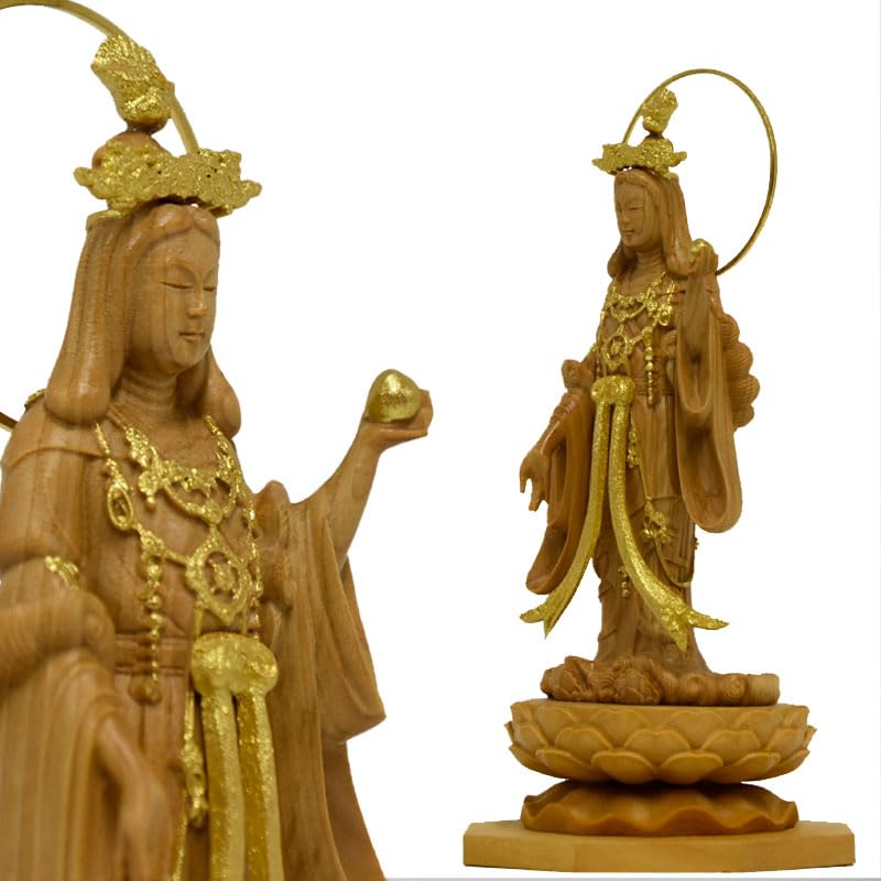 楽天市場】木彫り仏像 小仏‐三十三間堂形【阿修羅像】 柘植 金泥仕様