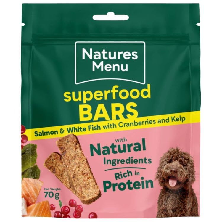 Natures Menu - Country Hunter Superfood Bars - Fish - 70gr