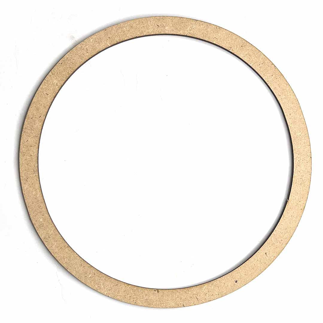 Craft Shop India MDf Shreenath ji Engraved Design Wall Plate Base With Frame DIY Craft 3