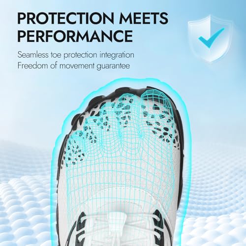 Image of ATHMILE Water Shoes for Women Men River Aqua Shoes Barefoot Sport Quick-Dry Adult Swim Shoes for Beach Lake Pool Hiking Surfing Kayaking Camping Size