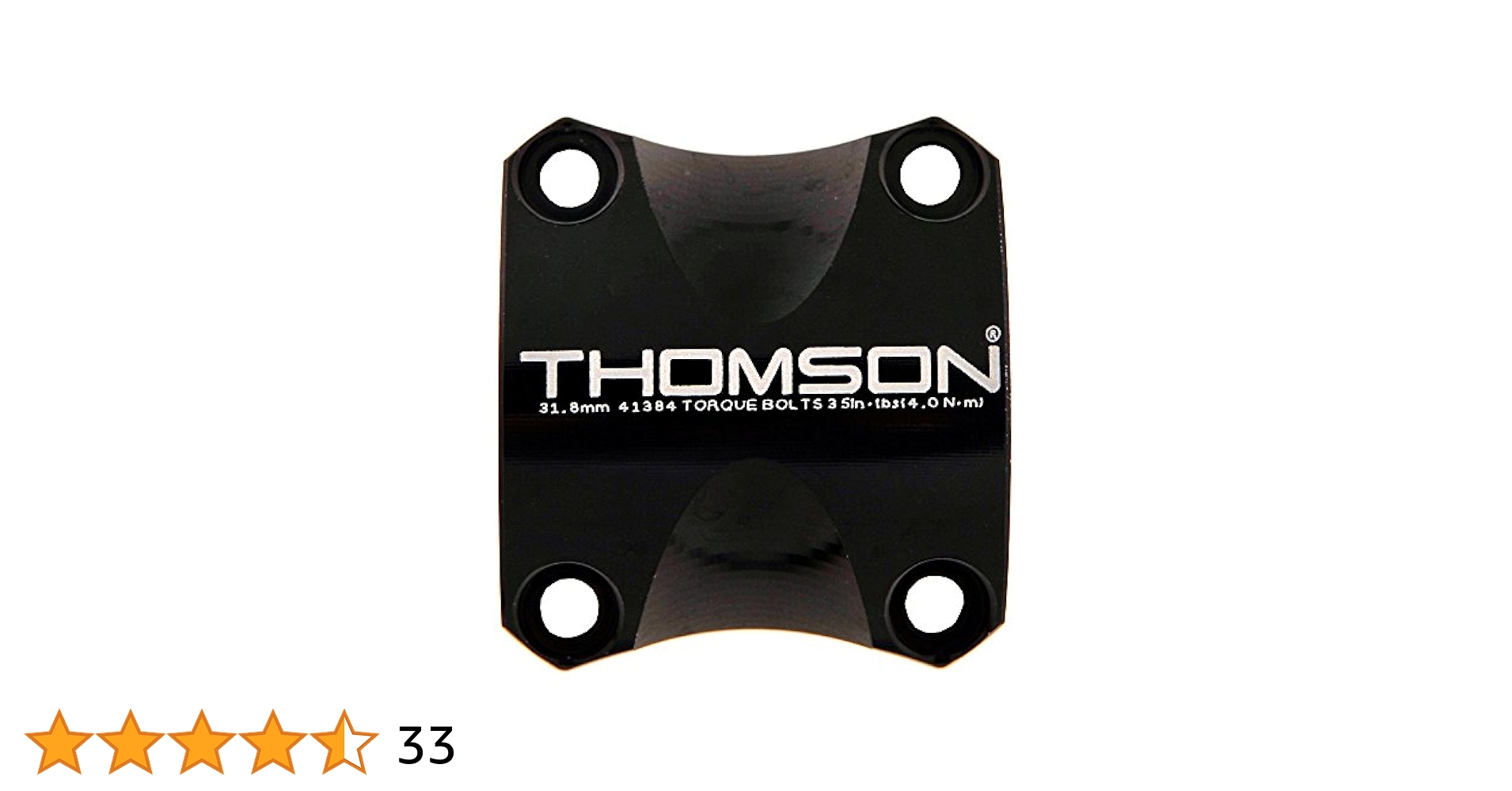 Amazon | THOMSON(トムソン) X4 STEM HANDLEBAR CLAMP SMH007BK