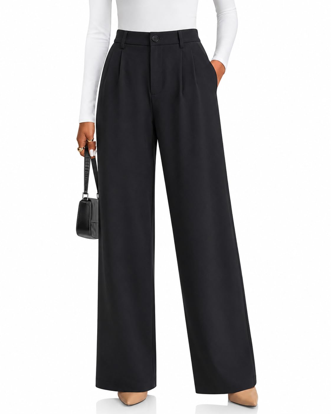 Zylioo Tall Womens Pants Wide Leg Dress Pants