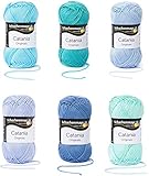 Alle Garne aus der mix&knit Collection können miteinander in verschiedenen Looks kombiniert werden - problemlose Verarbeitung unterschiedlicher Materialien, Strukturen & Texturen