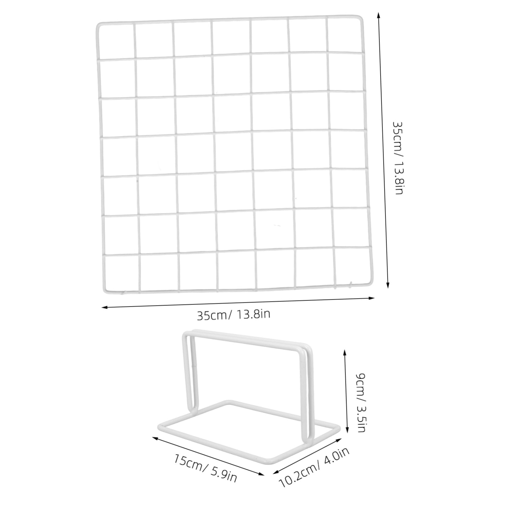 HEALEEP Versatile Display Riser Chip Display Rack Photo Stands Minimalist Grid Design