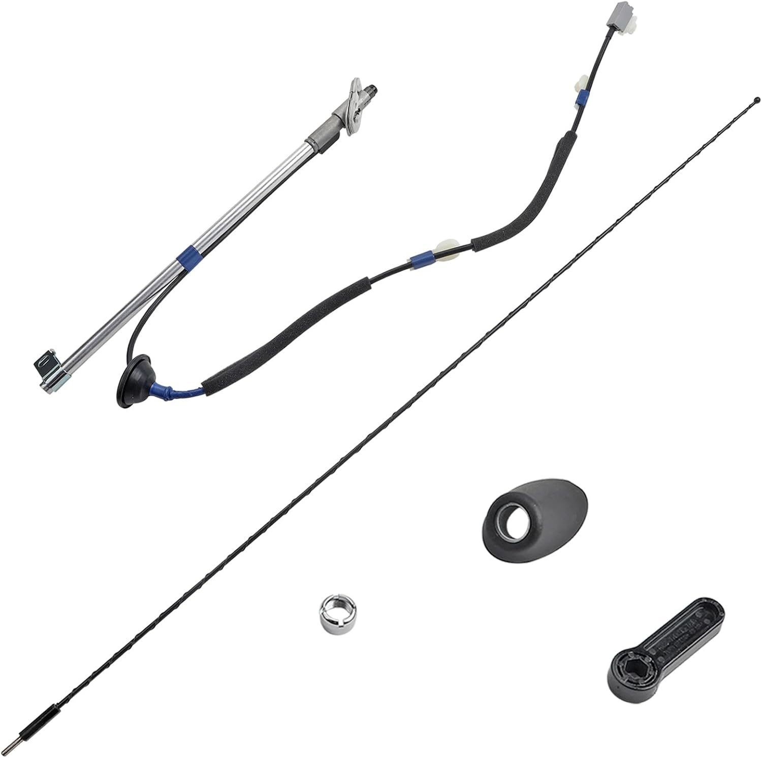 Antenna Assembly Manual Type Fits For Toyota Tacoma 2005-2015, All In One Antenna Repair Kit With Antenna & Nut & Base & Ornament - View #3