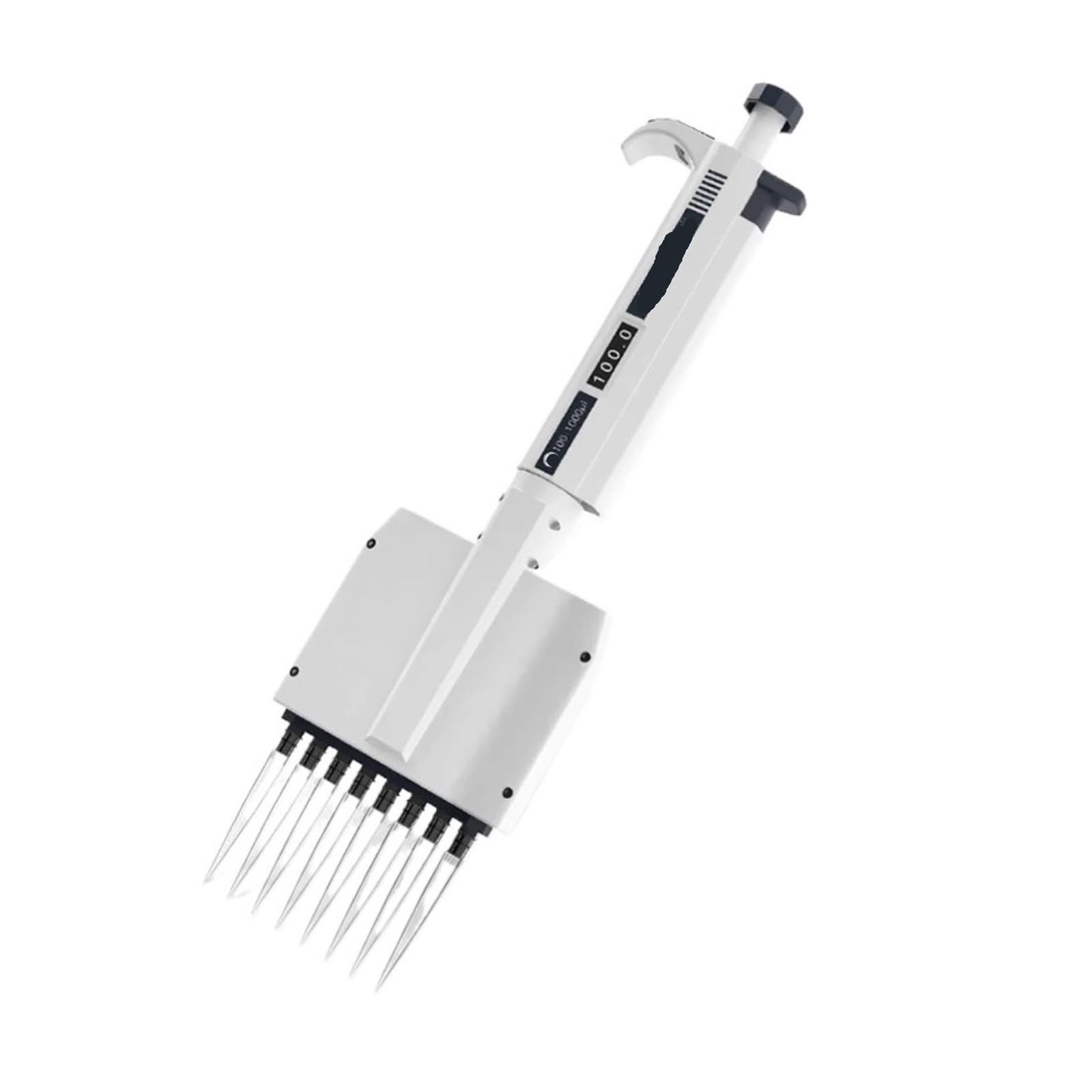 Micropipeta, Pipeta, Pipeta multicanal Equipo de laboratorio químico Micropipeta digital ajustable Pipeta de laboratorio de 8 canales 12 canales(12 Channels 50-300ul)