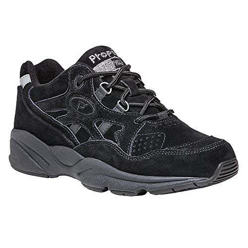 Image of Propet Womens Tour Walker Strap Walking Walking Sneakers Shoes - Black