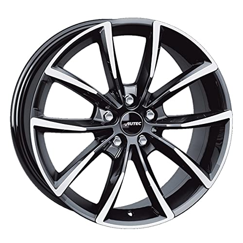 4 complete winterwielen Astana 7x17 ET 45 5x112 zwart gepolijst met 215/65 R17 99H Michelin Alpin 5 M+S 3PMSF - Image 5