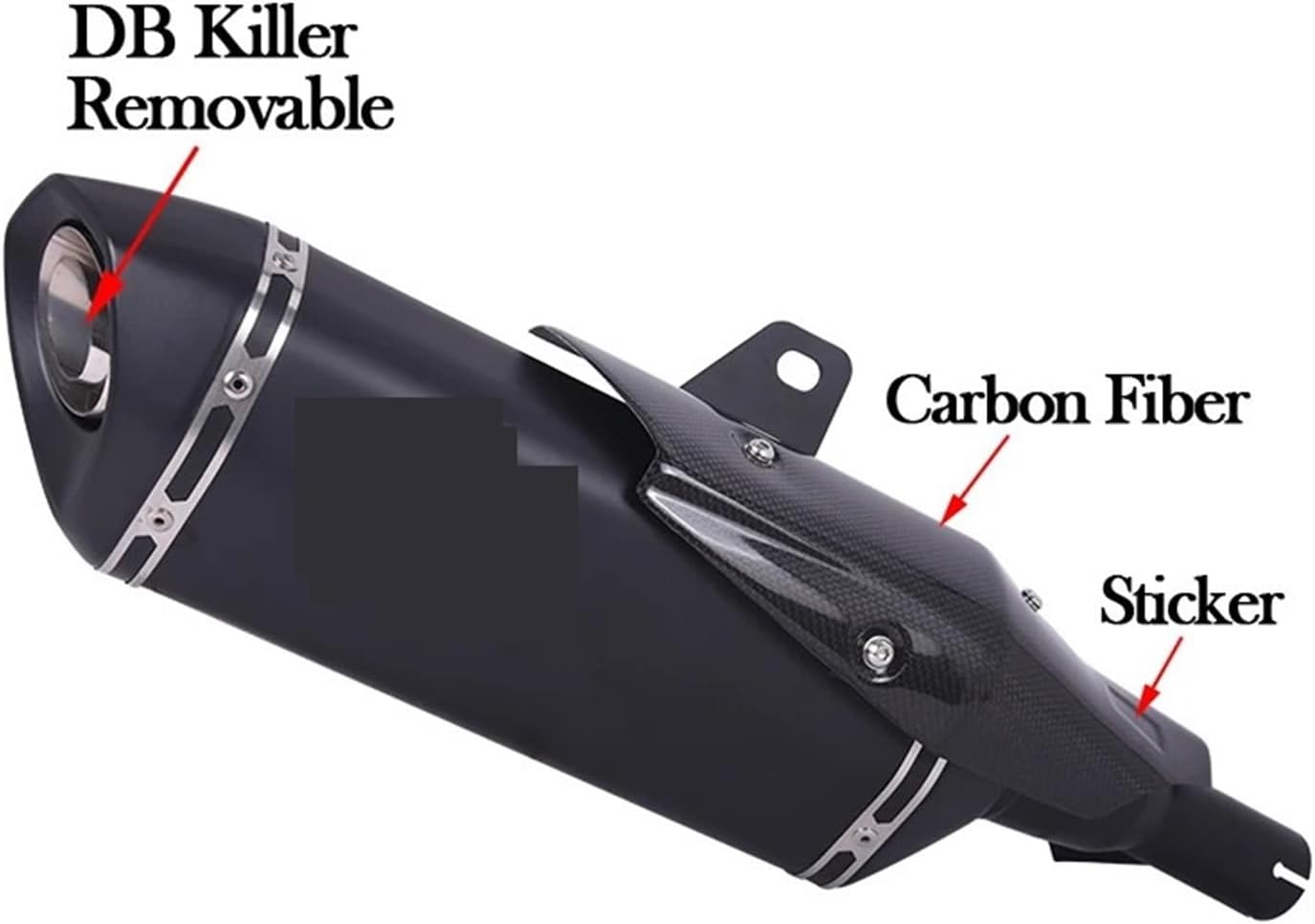 Slip On For Honda X-ADV 750 X ADV750 ADV XADV750 2017-2023 2024 2025 Motorcycle Exhaust Middle Link Pipe Modify Muffler Escape(Sticker)