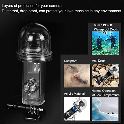 Goshyda Waterproof Housing Case for DJI Osmo Pocket 60m/196.8ft Protective Underwater Dive Housing Shell - Image 4