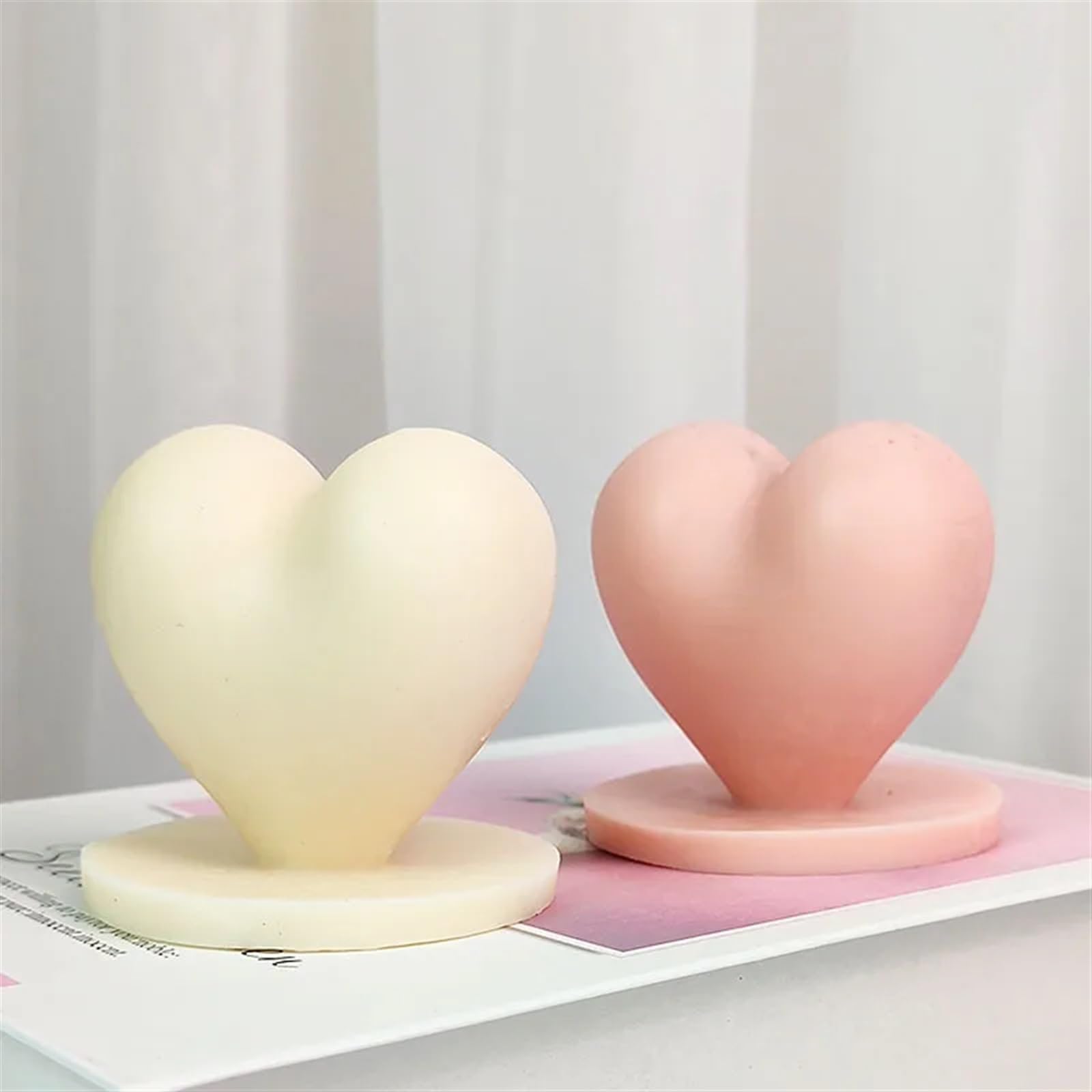 DIY zeep siliconen mal hart liefde Zelfgemaakte Ze... - Vicedeal