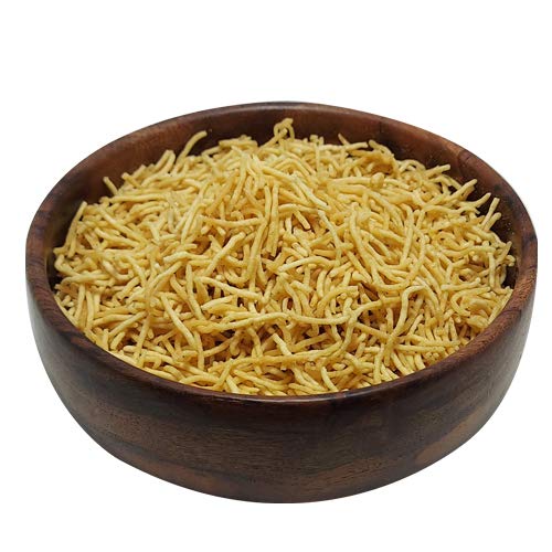Image of Yuvraj Food Product Namkeens Ratlami Long sev & Bikaneri Bhujiya (barik sev) pack of 2 800 gm