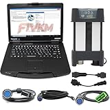 88894000 Fivkm for Vocom II Communications Unit Adapter for Truck Excavators Buses Yacht Diagnostic Tool (Tool with Laptop CF54)