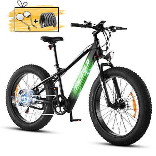Eahora 750W Electric Mountain Bike Up To 28 Mph 26 Inch 4.0 Fat Tire Electric Bike With 48V 14.5Ah Battery, Mechanical Brakes And Front Suspension Electric Bicycle For Adults With Lcd Display #TOP26