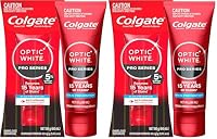 Colgate Optic White Pro Series Stain Prevention Teeth Whitening Toothpaste, 80g, Enamel Safe, with 5% Hydrogen Peroxide (Pack of 2)