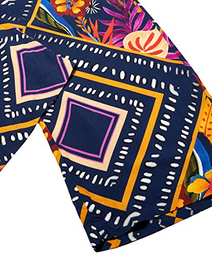 Vestido Casual Macacão, Mercatto, Feminino, Azul Escuro, M