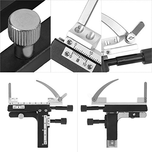 Attachable Mechanical X-Y Moveable Stage Caliper with Scale for Microscope Microscope Accessories