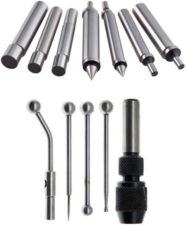 OMEX New 5 Pcs Wiggle Edge Finder Set + 8 Pcs Edge & Center Finder Set - Milling Drill