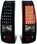 DNA MOTORING TL-CSIL03-LED-BK-SM LED Tail Light Assembly Driver & Passenger Side [Compatible with 03-06 Silverado / 07 Sierra]