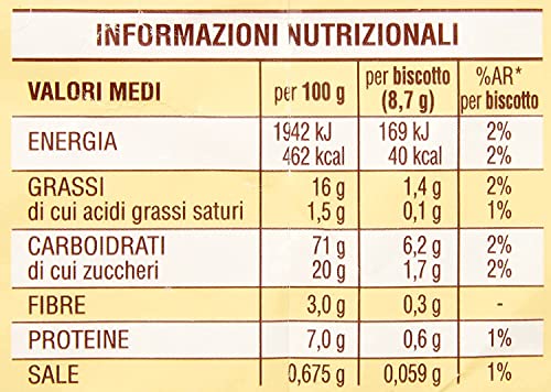 Biscotti mulino bianco tarallucci 6 x 350 gr