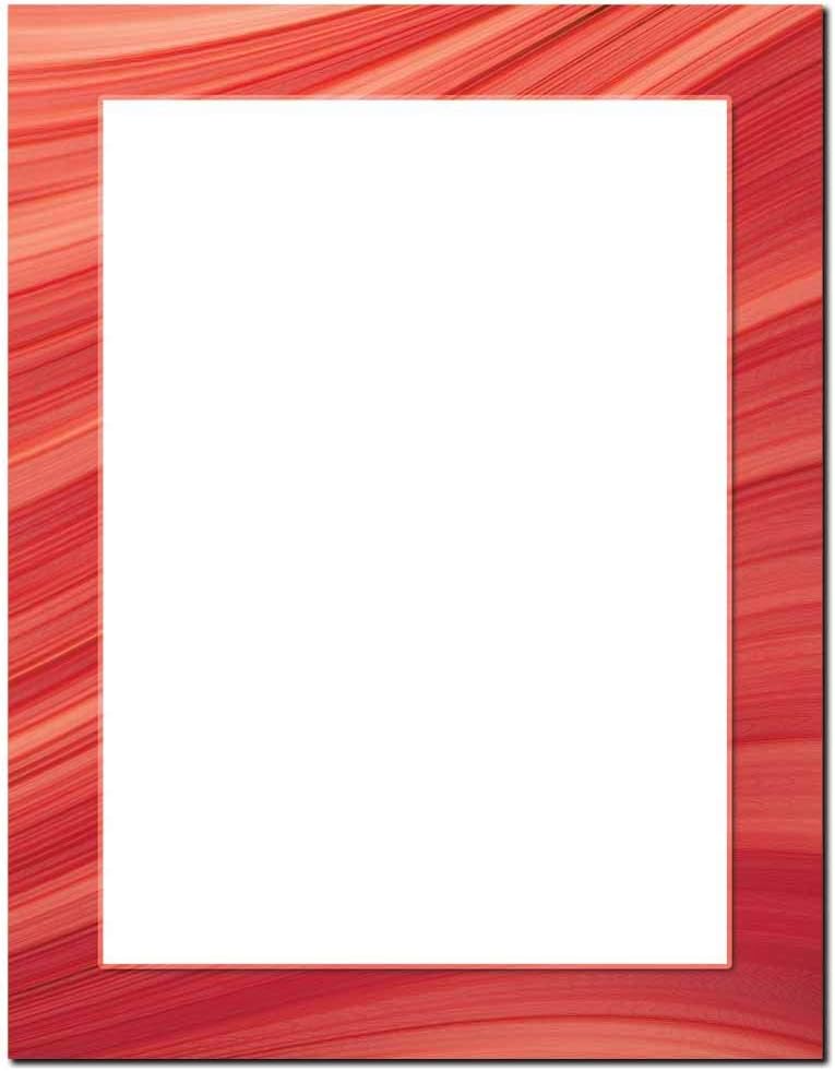 Brush Strokes Letterhead Laser & Inkjet Printer Paper (Assorted, 72 Pack)