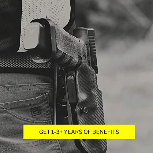 Talon Grips Adhesive Pistol Grip - Compatible With Smith & Wesson M&P Shield M2.0 - Made In The Usa, Rubber-Moss.45Cal #TOP5