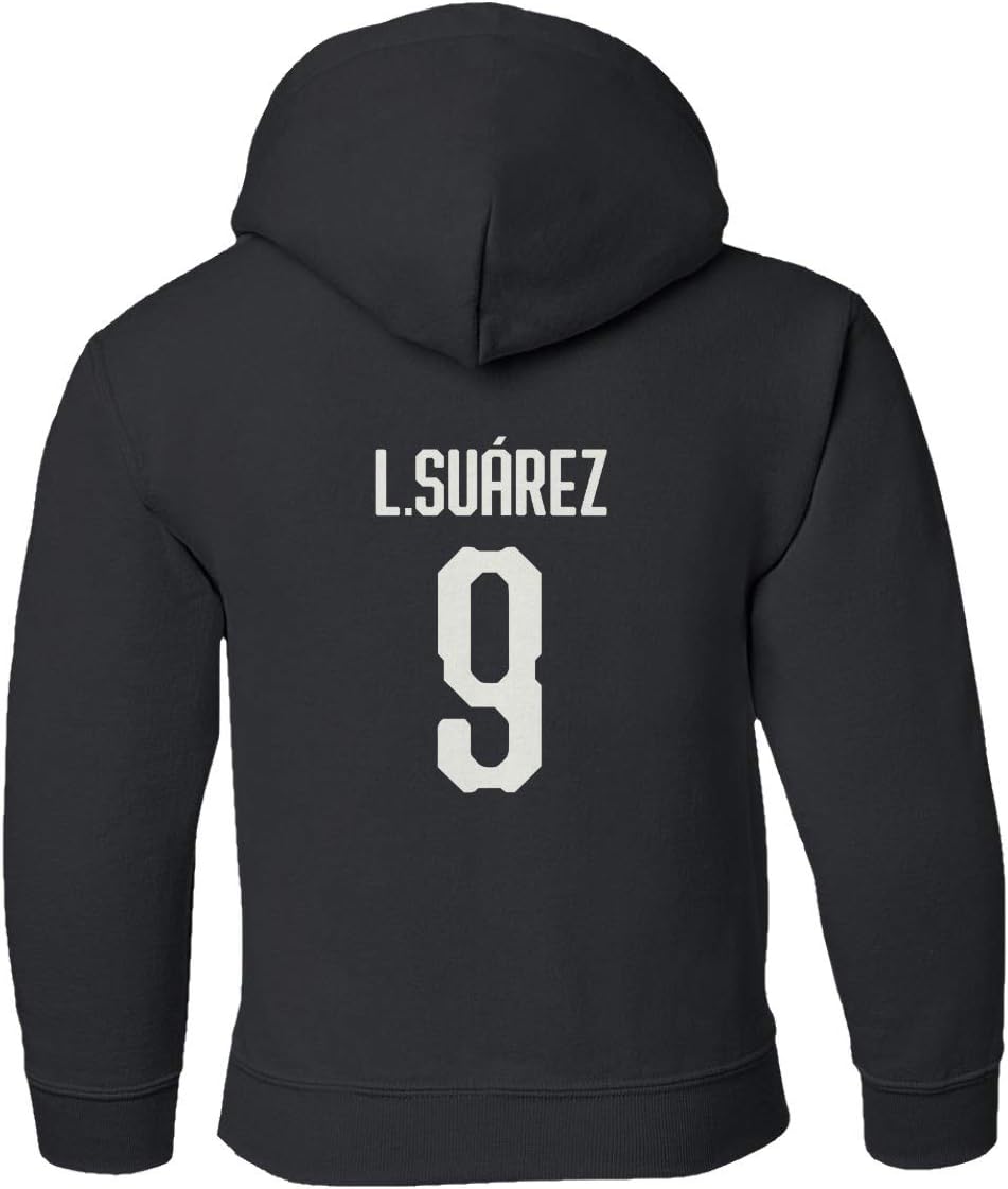 National Soccer 2021 Uruguay #9 Luis SUAREZ South American Cup Youth Hooded Sweatshirt