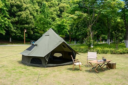Carpa Bell Oxford para Camping Familiar, Yurt Amplia miniatura 5