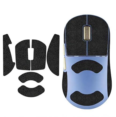 FOFVO ��͗l �}�E�X�O���b�v�e�[�v Razer Viper V4 Pro �Ή� | �������z�� PU �f�ށA ���ːᕿ�Ŋ���~�ߌ��� UP�A�a�ő��₩�Ɋ���r�o�A�ϖ��ՁA�F�������ɂ����A�Ўc��Ȃ��S���i�u���b�N�j
