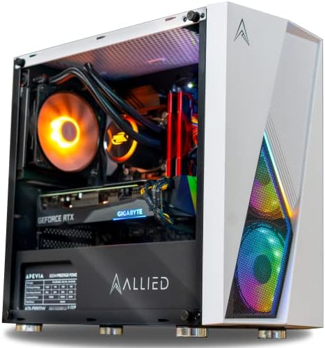 Amazon Com Allied Gaming Stinger Desktop Pc Intel Core I7 k Geforce Rtx 3070 8gb 32gb Ddr5 4800mhz 1tb Pcie Nvme Ssd Z690m Ddr5 Motherboard 650 Watt 80 Gold Power Supply Wi Fi Ready