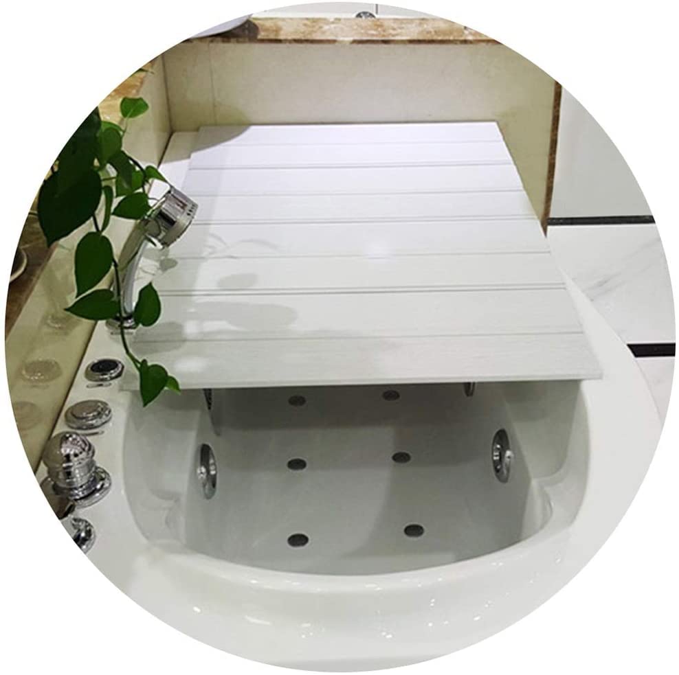 Plateau isolant baignoire JATIBOSH support pliable blanc 70x118 gain de place