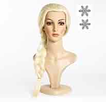 アナと雪の女王 エルサ コスプレ ウィッグ 三つ編み 白金 Amazon.co.jp: iirukaa アナと雪の女王 エルサ ウィッグ