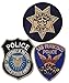 b2see Patch Toppe Applicazioni Motivo Polizia Police Militari Americane USA adesive termoadesive Ricamati da Cucire