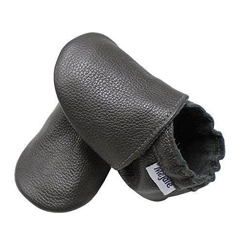 image for Mejale Baby Shoes Soft Soled Leather Moccasins Anti-Skid Infant Toddle