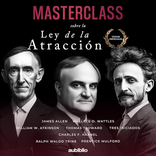 Masterclass sobre la Ley de la Atracci&oacute;n Audiolivro Por William Walker Atkinson, James Allen, Wallace D. Wattles, Thom
