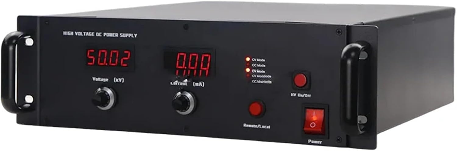 High Voltage Power Supply 50kv 1ma Low Current 50W 220v ac to 50KV dc Power Supply for Super Capacitor Charging(220VAC_50KV_0.6MA 30W)