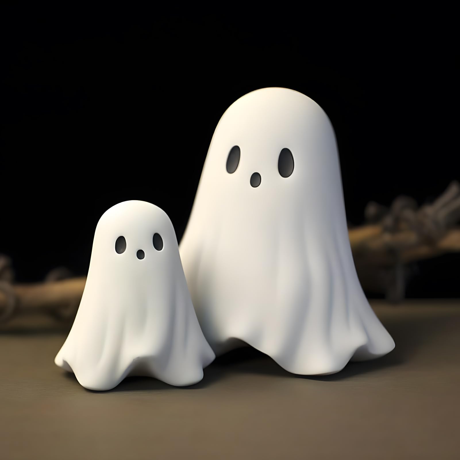 Halloween Ghost Decor, Lighted Cute Ghost For Halloween Indoor Home Table Decorations