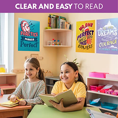 12 Growth Mindset Posters for Classroom 15"x22" Classroom Posters