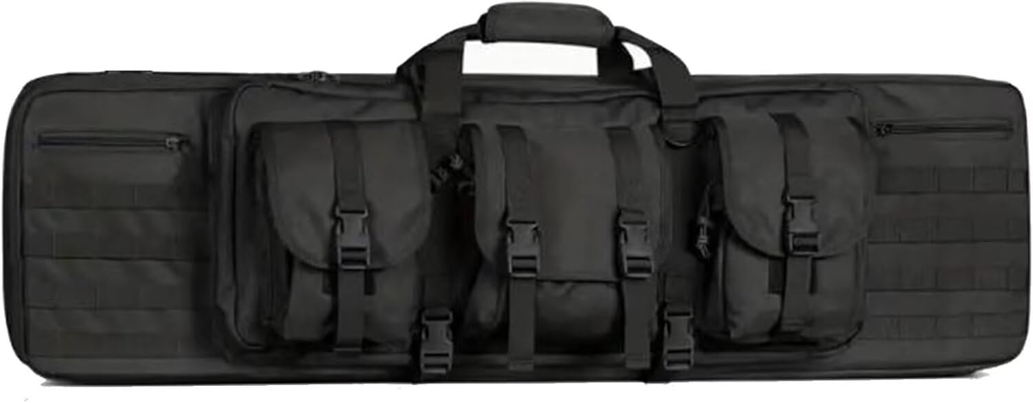 Genérico Caza Táctica Rifle Gun Case Airsoft Gun Bag al Aire Libre Militar de Tiro de Francotirador Pistola de Transporte Mochila de Protección
