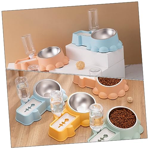 Beaupretty 1 Conjunto Tigela De Estimação Dispensador De Água Para Cães Alimentador Automático Estaç
